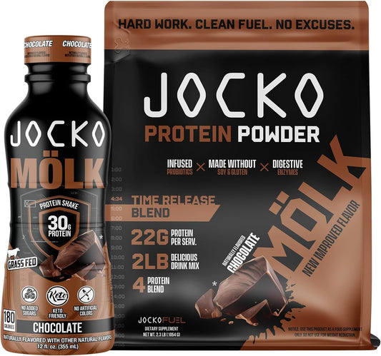 Jocko Fuel Chocolate MÖLK Protein Powder and Shake Review